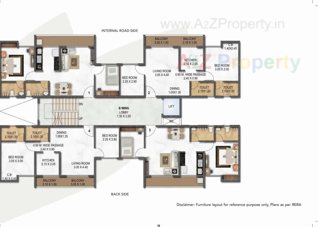 Layout of real estate project Gardenia located at Koyana-velhe, Raigarh, Maharashtra