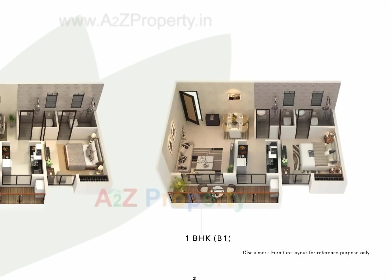 Layout of real estate project Gardenia located at Koyana-velhe, Raigarh, Maharashtra