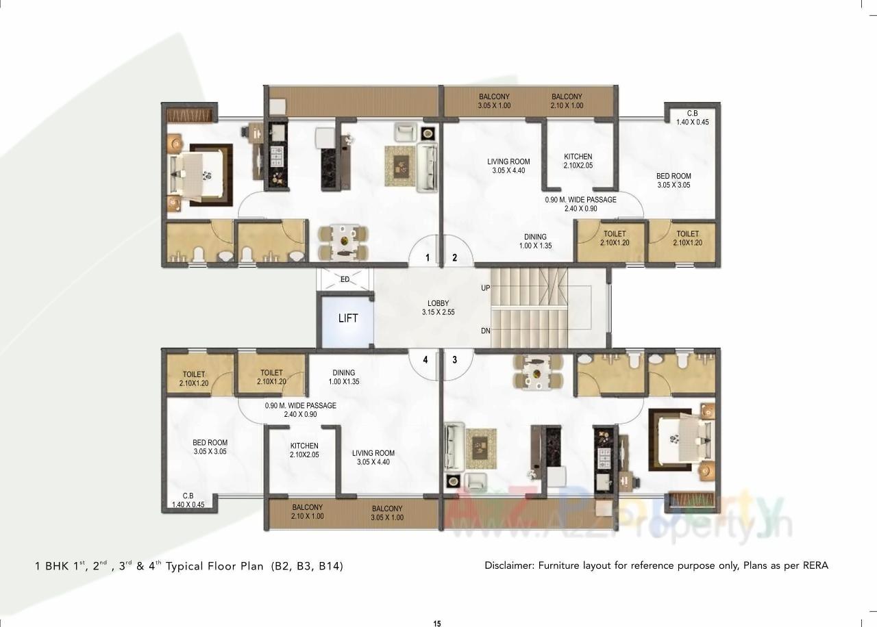Layout of real estate project Gardenia located at Koyana-velhe, Raigarh, Maharashtra