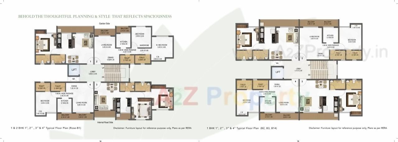Layout of real estate project Gardenia located at Koyana-velhe, Raigarh, Maharashtra