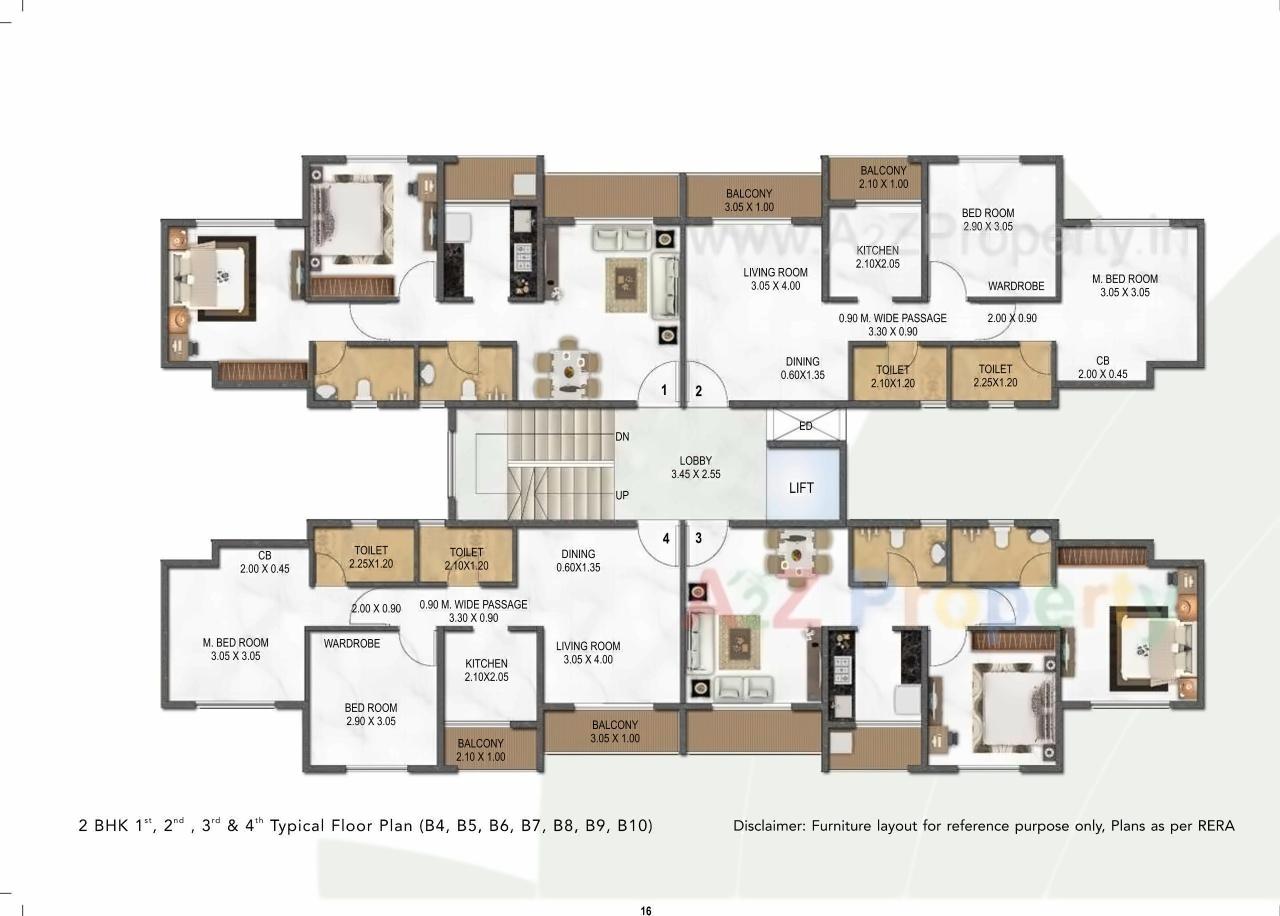 Layout of real estate project Gardenia located at Koyana-velhe, Raigarh, Maharashtra