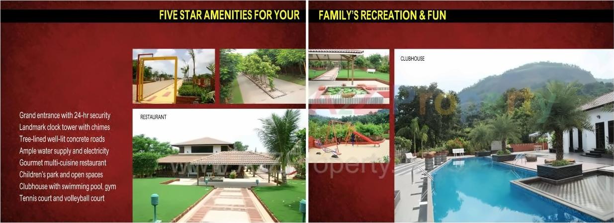 3D Elevation of real estate project Gold Valley Konkan Sect located at Warachiwadi, Raigarh, Maharashtra