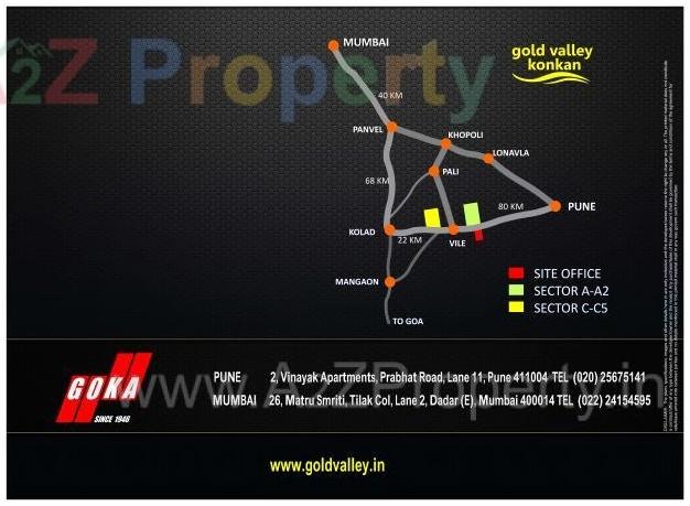  of real estate project Gold Valley Konkan Sect located at Warachiwadi, Raigarh, Maharashtra