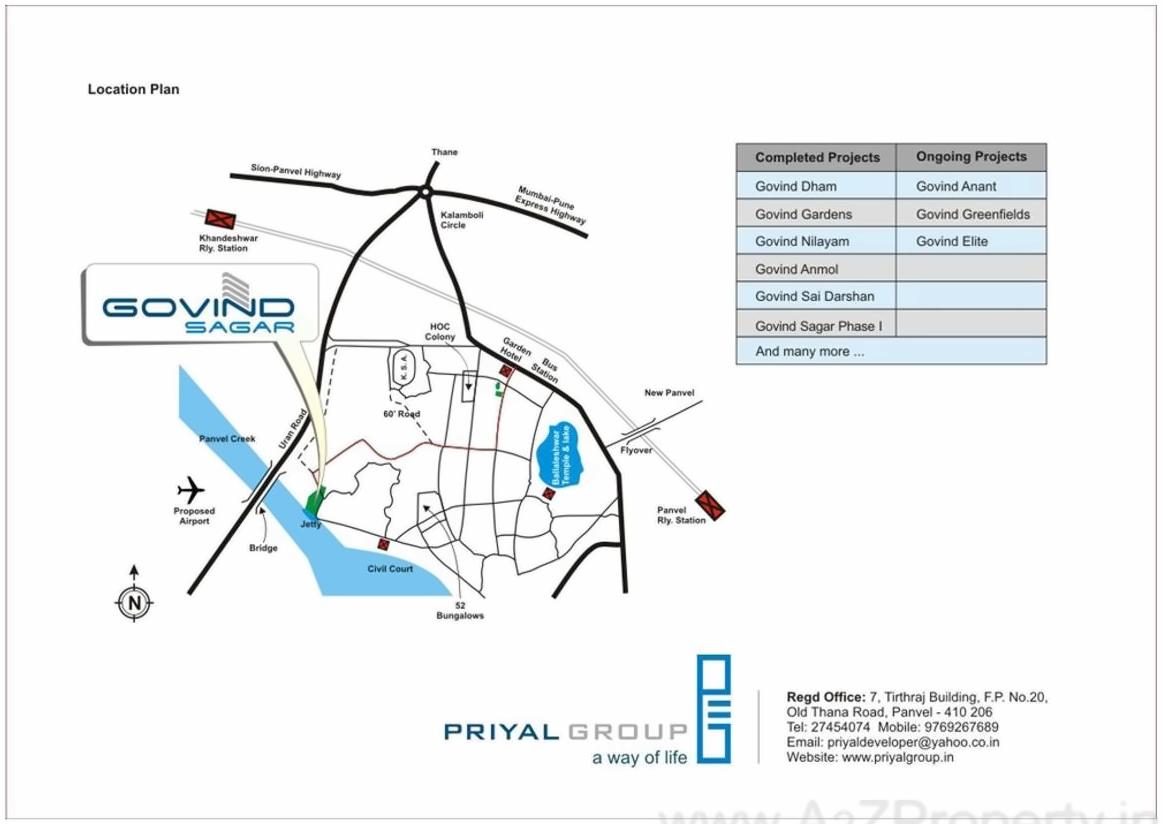  of real estate project Govind Sagar located at Panvel, Raigarh, Maharashtra