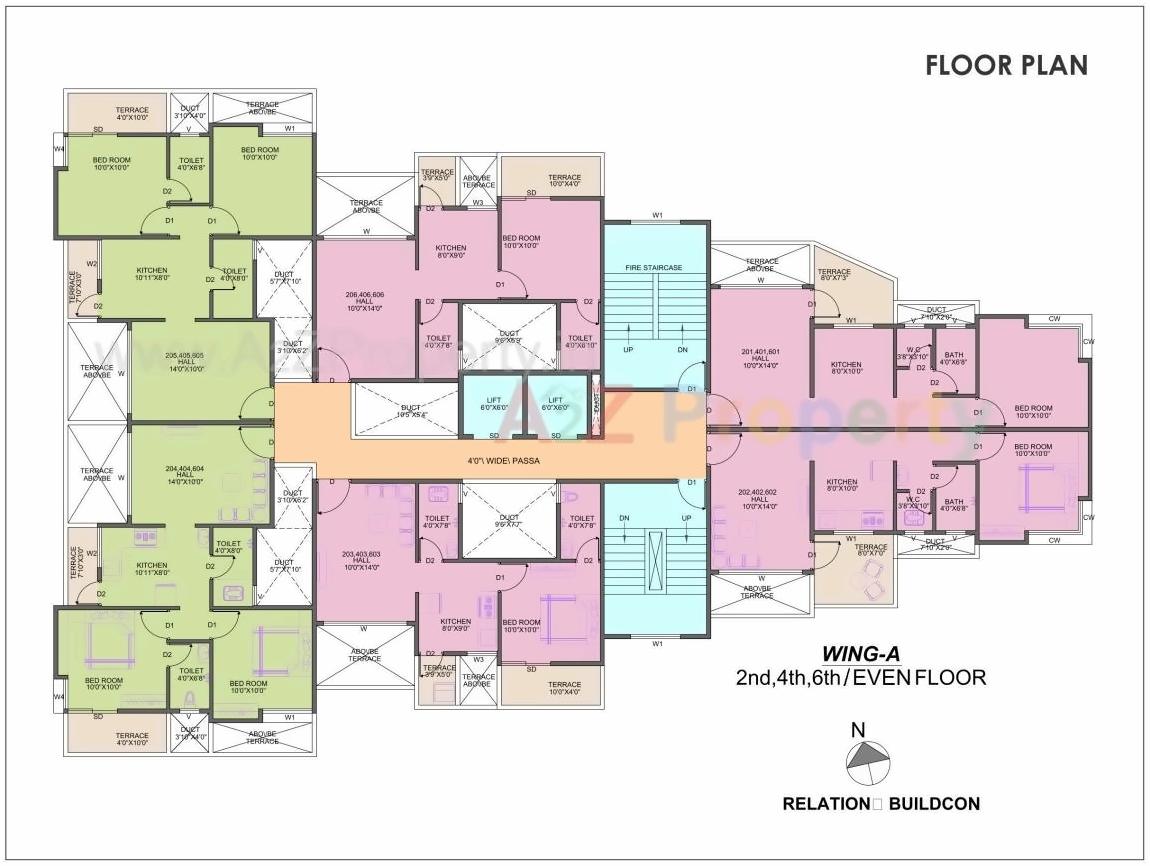 Layout of real estate project Green City located at Khardi-bk, Raigarh, Maharashtra