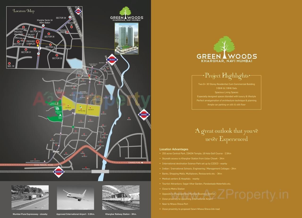 of real estate project Greenwoods located at Kharghar, Raigarh, Maharashtra