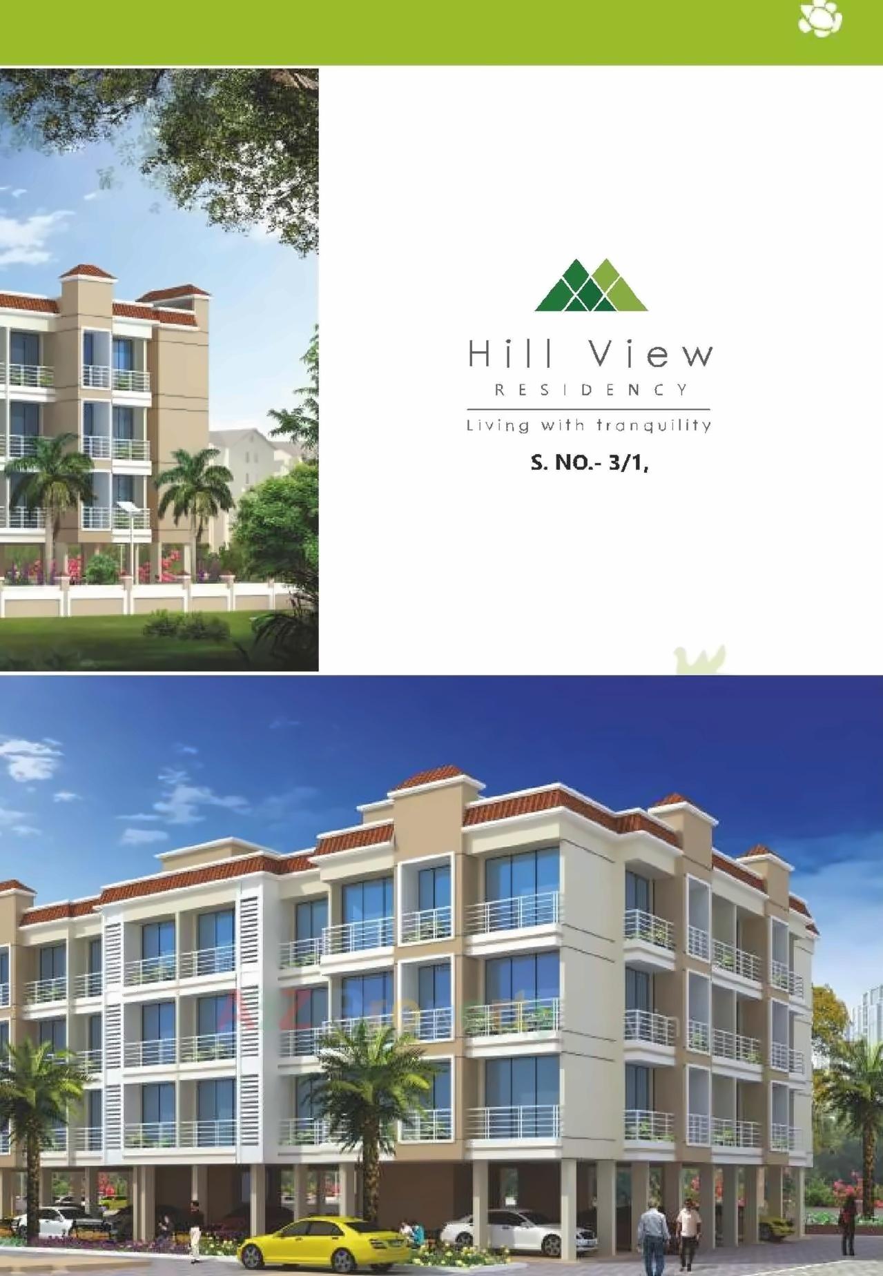 3D Elevation of real estate project Hill View Residency located at Nevali, Raigarh, Maharashtra
