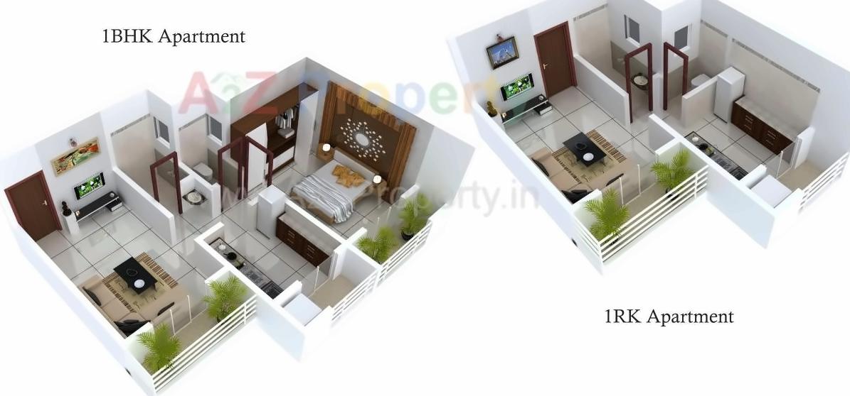 Layout of real estate project Himalaya Gardens located at Pashane, Raigarh, Maharashtra