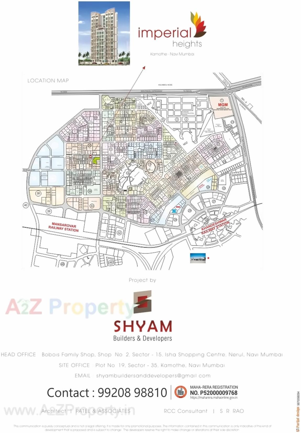  of real estate project Imperial Heights located at Kamothe, Raigarh, Maharashtra