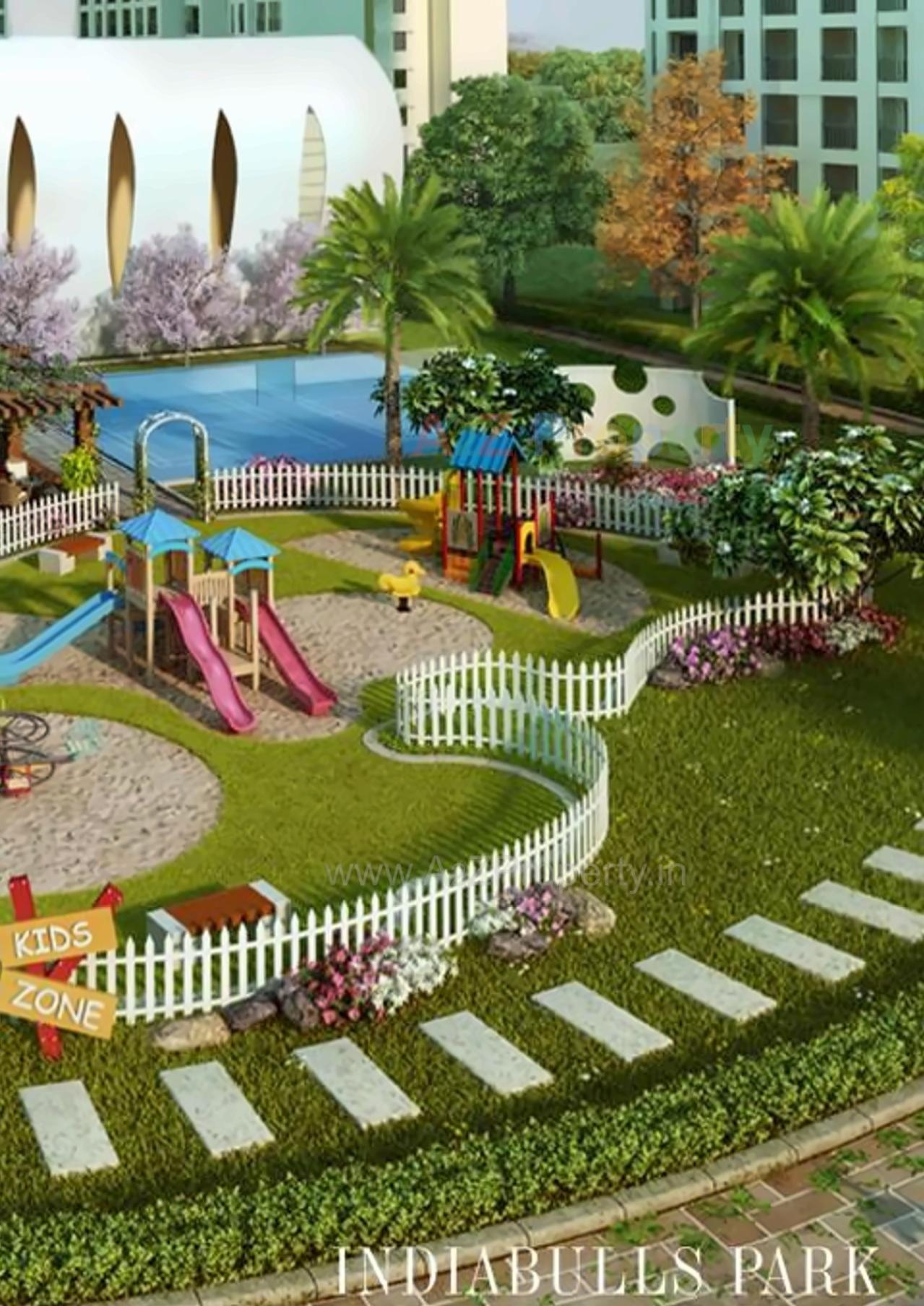 3D Elevation of real estate project Indiabulls Park located at Kon, Raigarh, Maharashtra