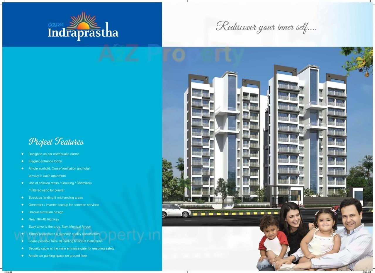 3D Elevation of real estate project Indraprastha located at Karanjade, Raigarh, Maharashtra