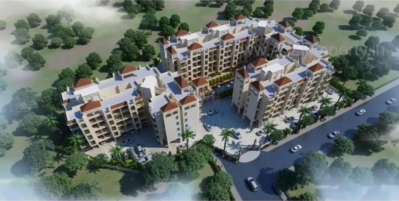 3D Elevation of real estate project Jijai Complex located at Ghot, Raigarh, Maharashtra