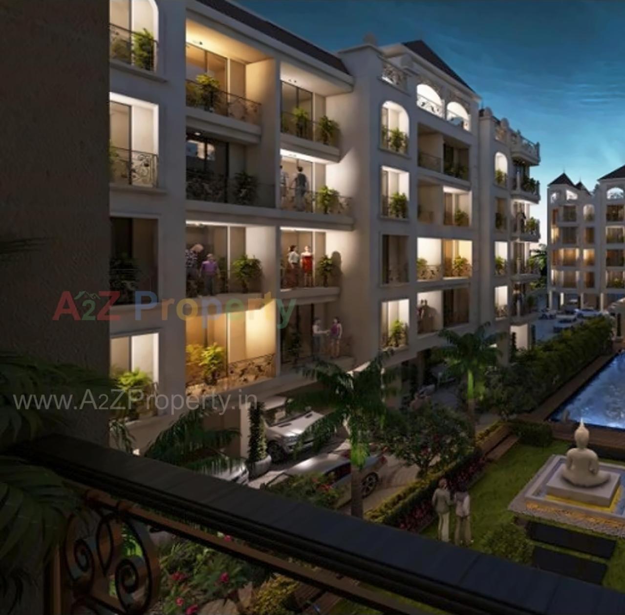 3D Elevation of real estate project Jijai Complex located at Ghot, Raigarh, Maharashtra