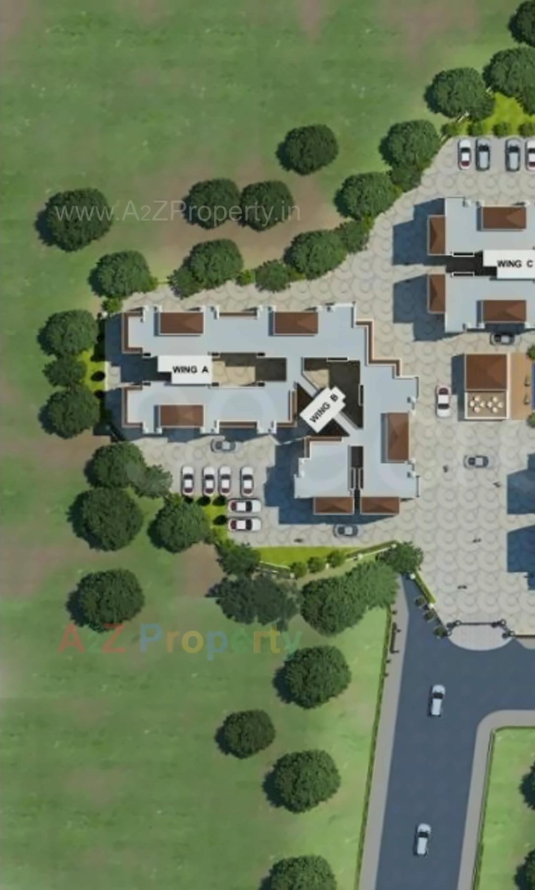 3D Elevation of real estate project Jijai Complex located at Ghot, Raigarh, Maharashtra