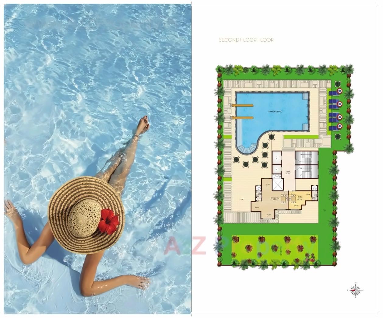 Layout of real estate project Krishh Celestia located at Owe, Raigarh, Maharashtra