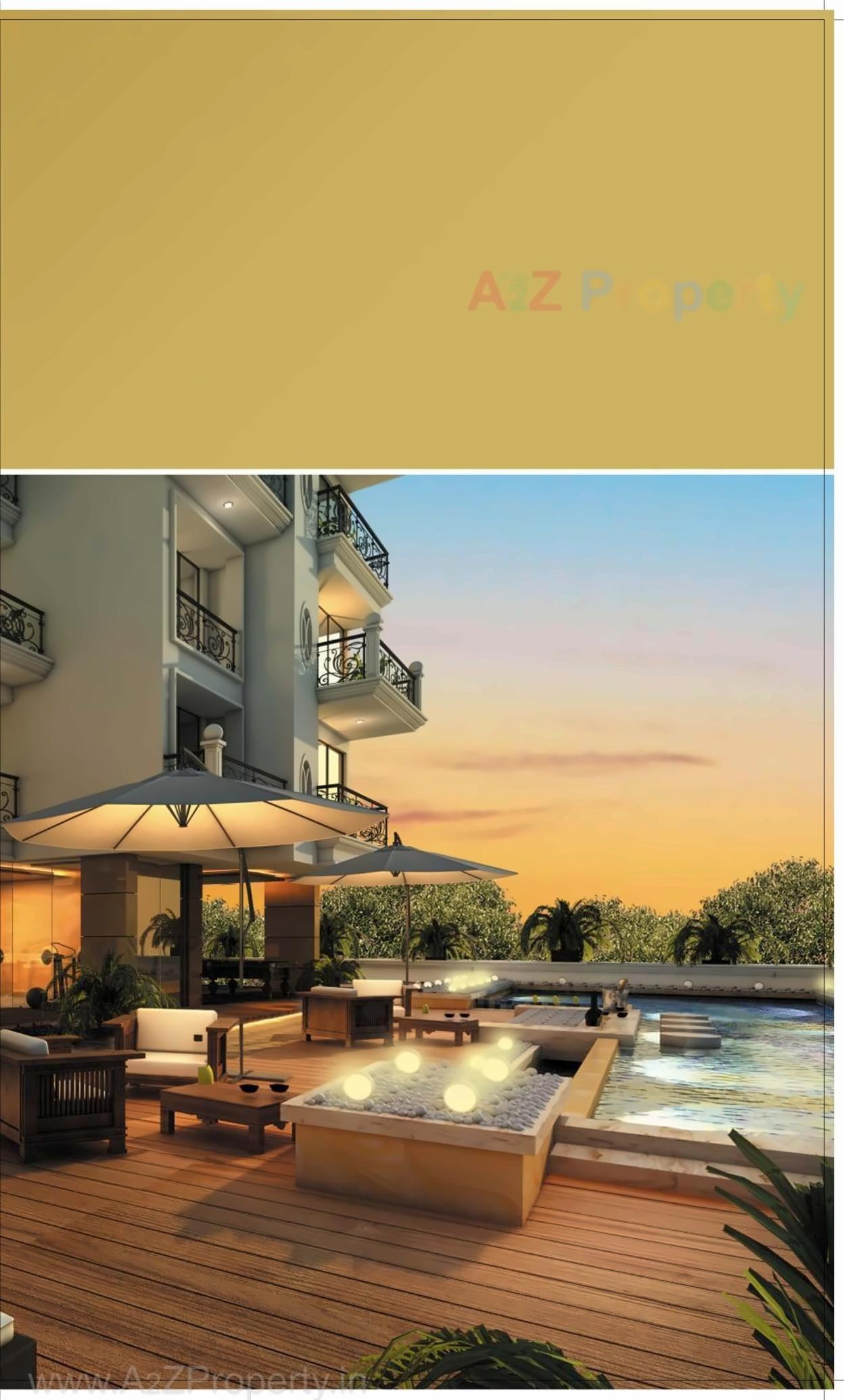 3D Elevation of real estate project Krishh Celestia located at Owe, Raigarh, Maharashtra