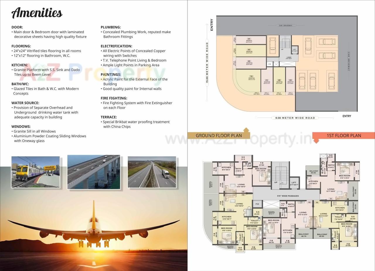  of real estate project Krishna Apartment located at Ulawe, Raigarh, Maharashtra