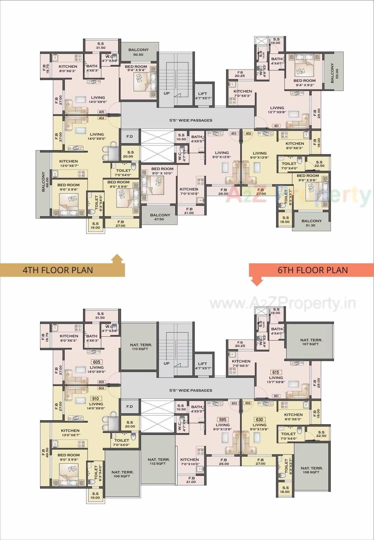 Layout of real estate project Krishna Apartment located at Ulawe, Raigarh, Maharashtra