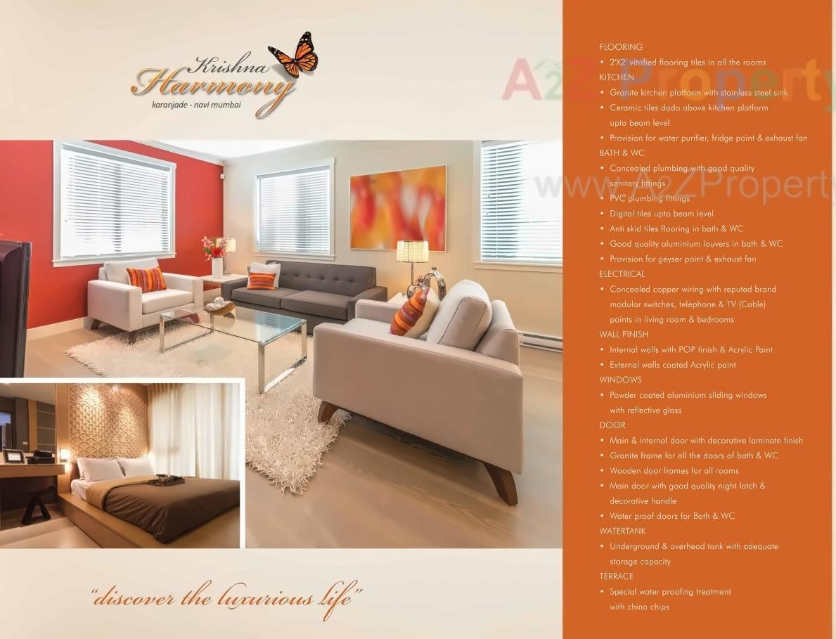  of real estate project Krishna Harmony located at Karanjade, Raigarh, Maharashtra