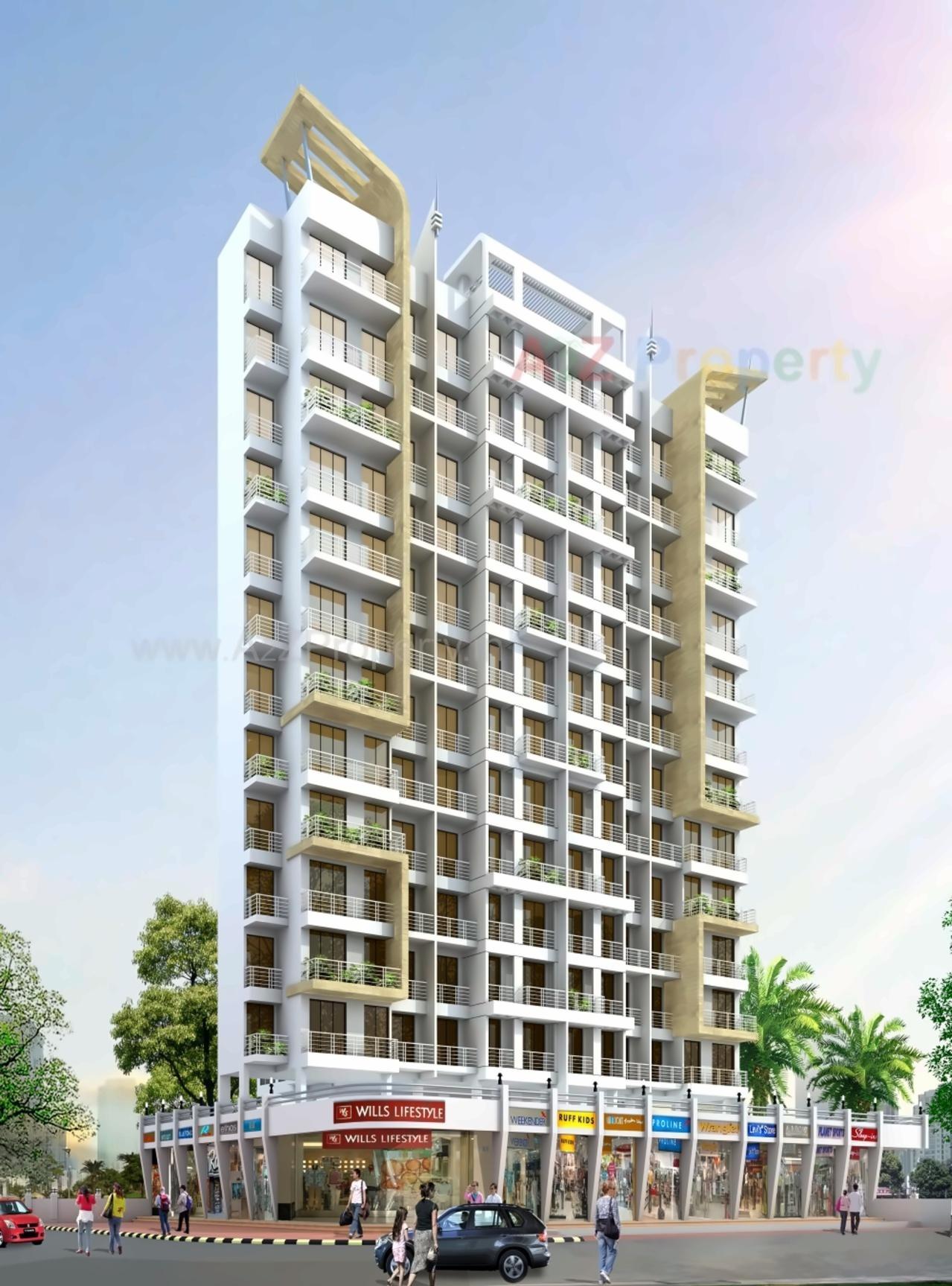 3D Elevation of real estate project L  K  Exotica located at Taloje-panchnad-, Raigarh, Maharashtra