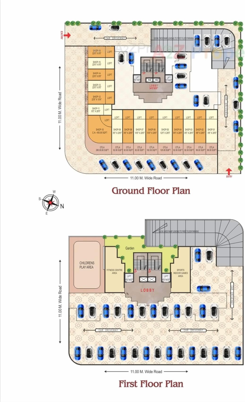 Layout of real estate project L  K  Exotica located at Taloje-panchnad-, Raigarh, Maharashtra