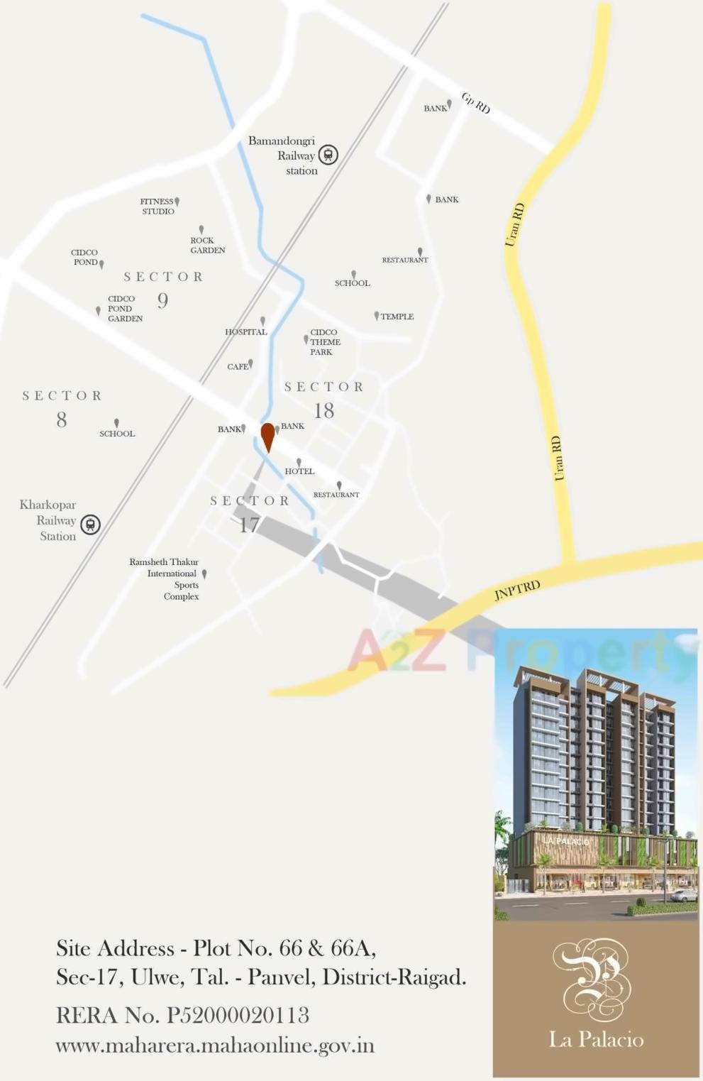  of real estate project La Palacio located at Ulawe, Raigarh, Maharashtra
