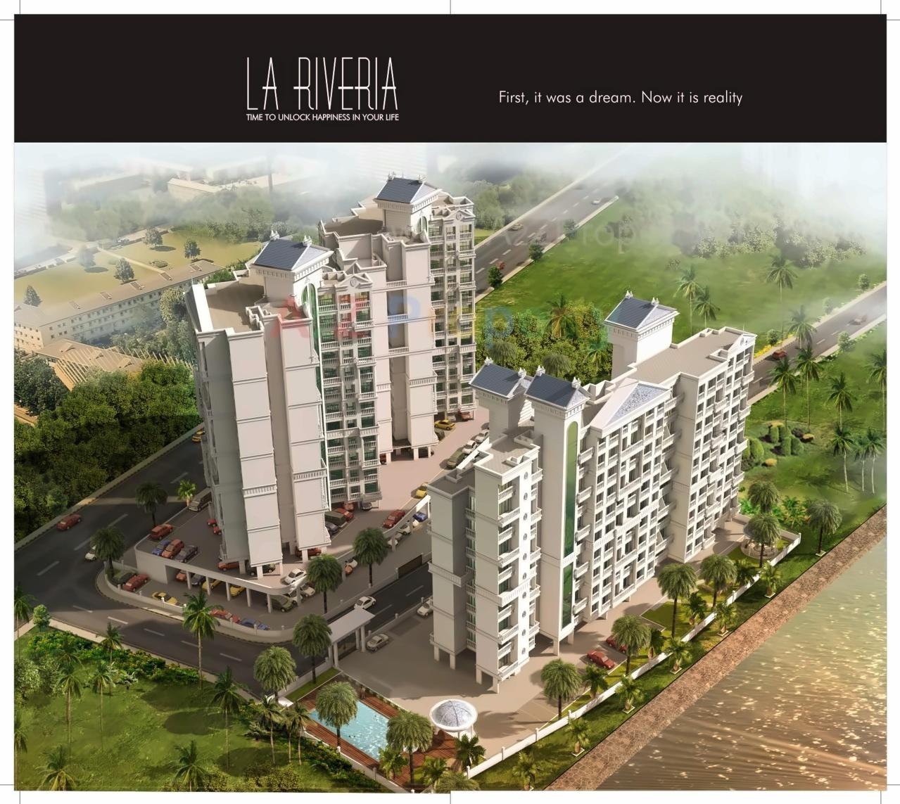 3D Elevation of real estate project La Riveria located at Panvel, Raigarh, Maharashtra
