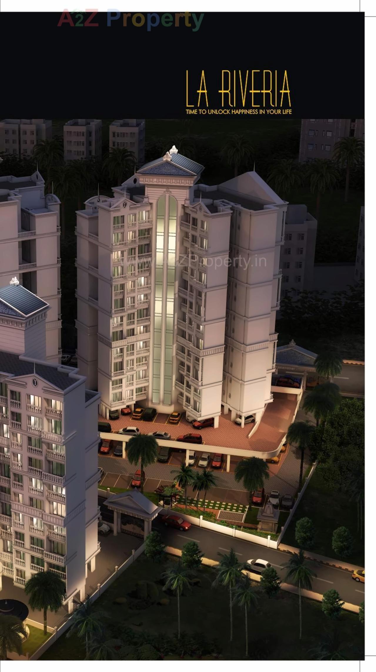3D Elevation of real estate project La Riveria located at Panvel, Raigarh, Maharashtra