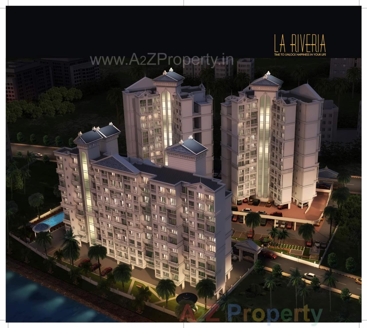 3D Elevation of real estate project La Riveria located at Panvel, Raigarh, Maharashtra