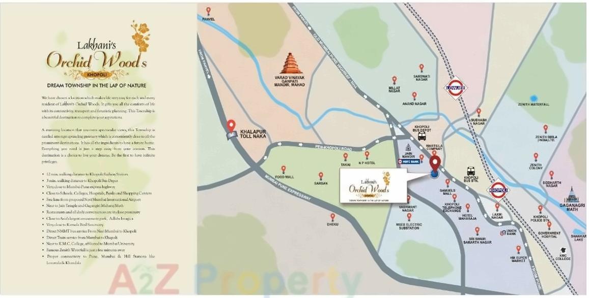  of real estate project Lakhanis Orchid Woods located at Khopoli, Raigarh, Maharashtra