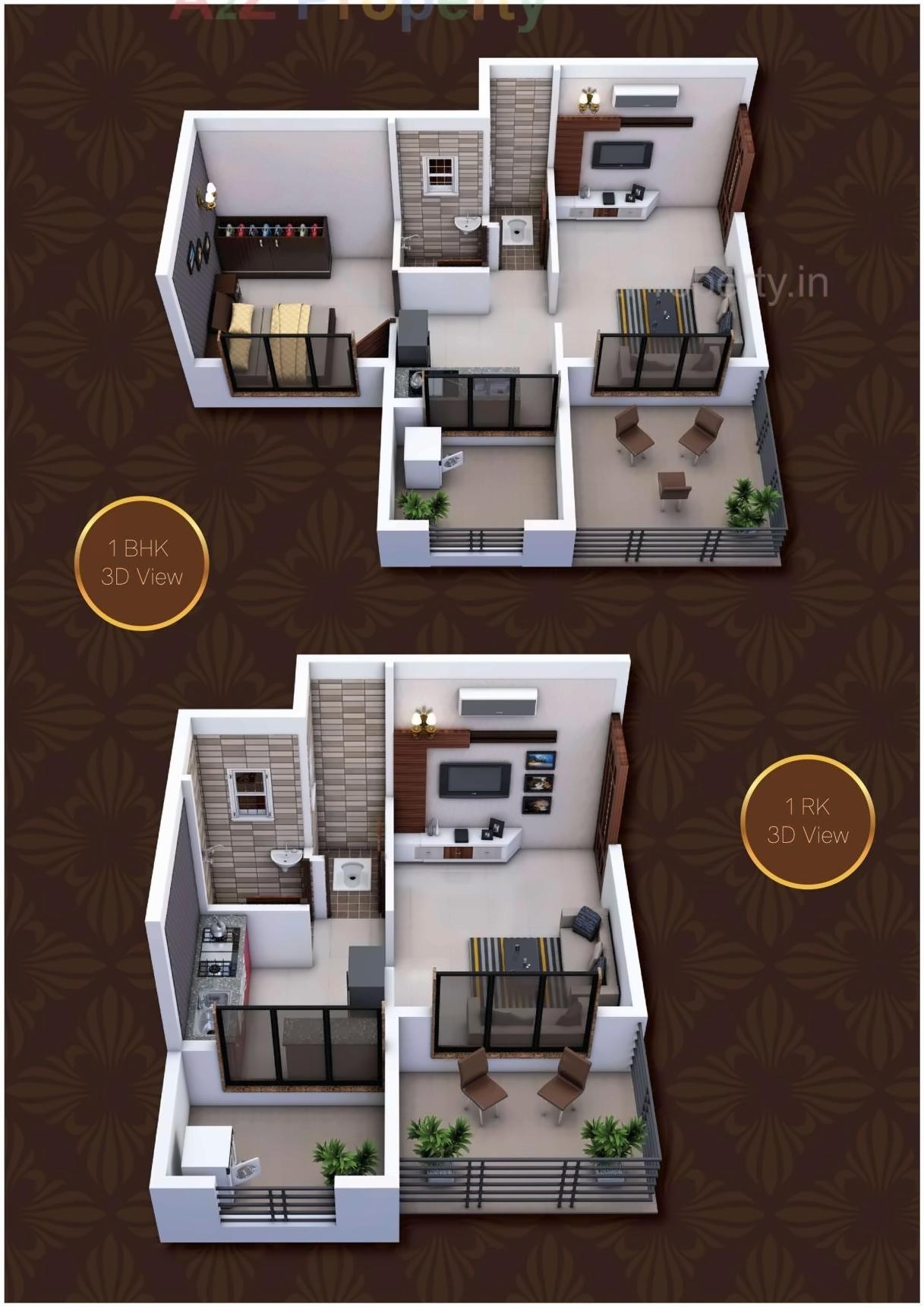 Layout of real estate project Landmark Heritage located at Umroli, Raigarh, Maharashtra