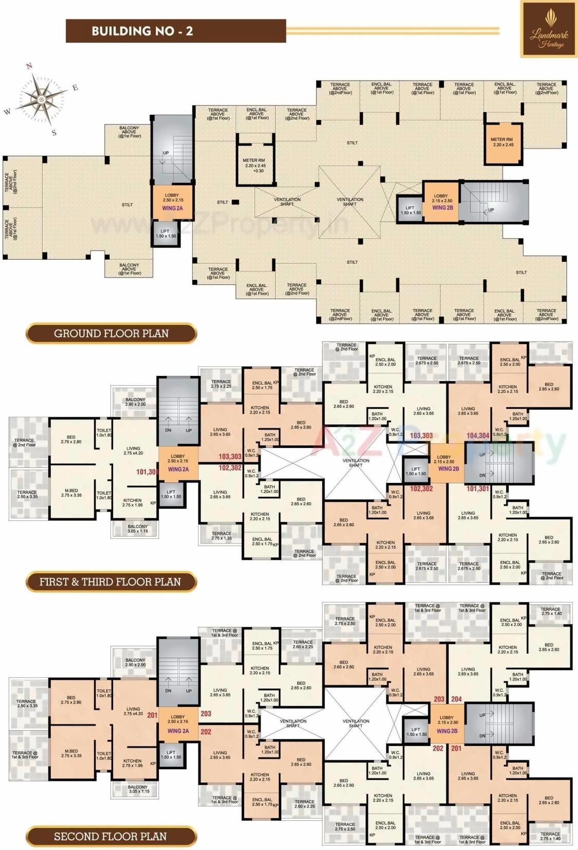 Layout of real estate project Landmark Heritage located at Umroli, Raigarh, Maharashtra