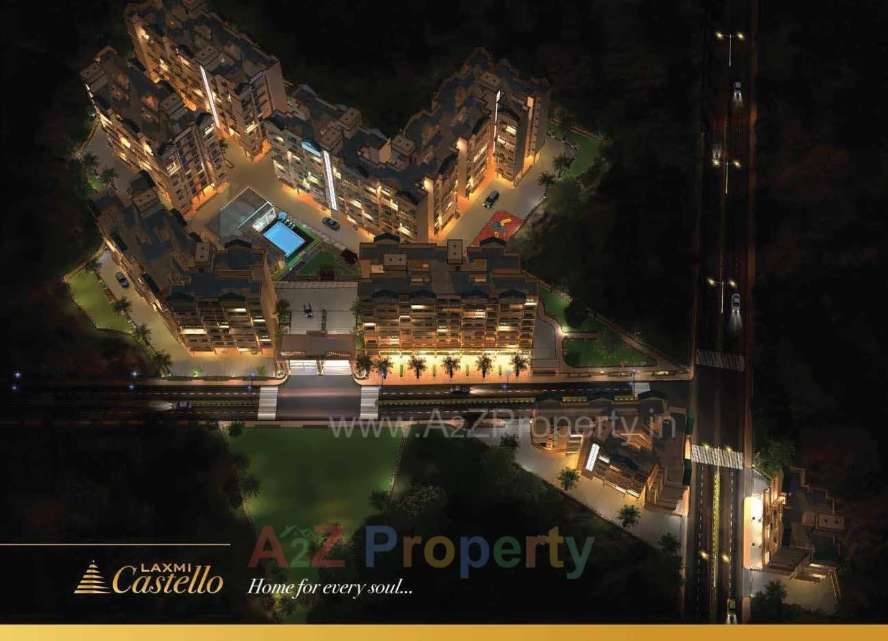 3D Elevation of real estate project Laxmi Castello located at Bopele, Raigarh, Maharashtra