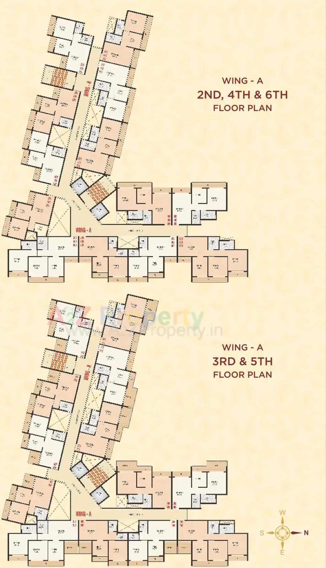 Layout of real estate project Laxmi Orchid located at Dhamote, Raigarh, Maharashtra