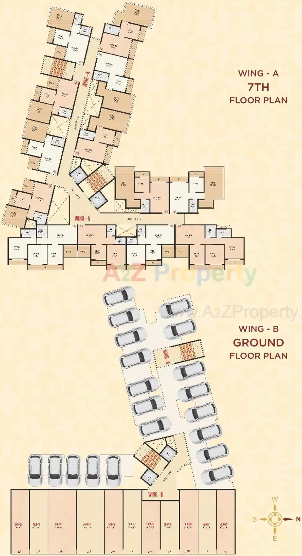 Layout of real estate project Laxmi Orchid located at Dhamote, Raigarh, Maharashtra
