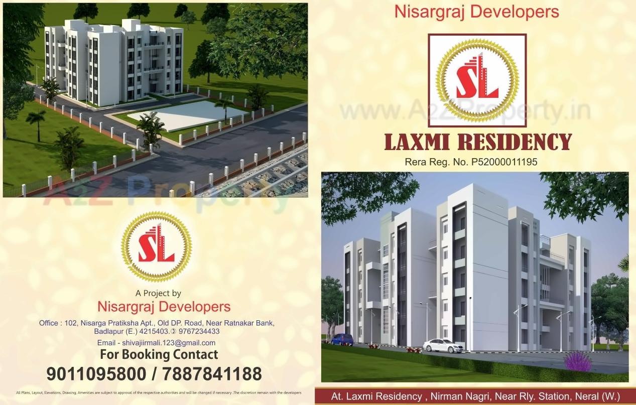 3D Elevation of real estate project Laxmi Residency located at Neral, Raigarh, Maharashtra