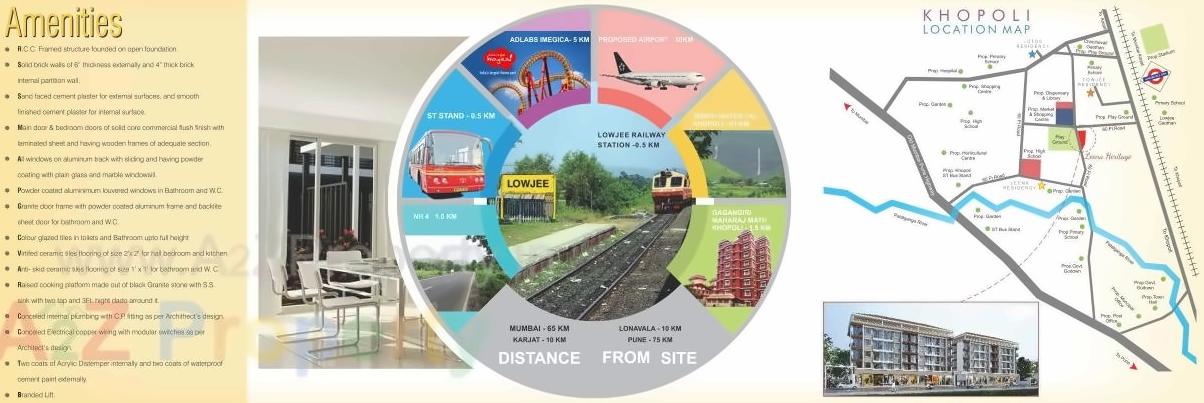  of real estate project Leena Heritage located at Khopoli, Raigarh, Maharashtra