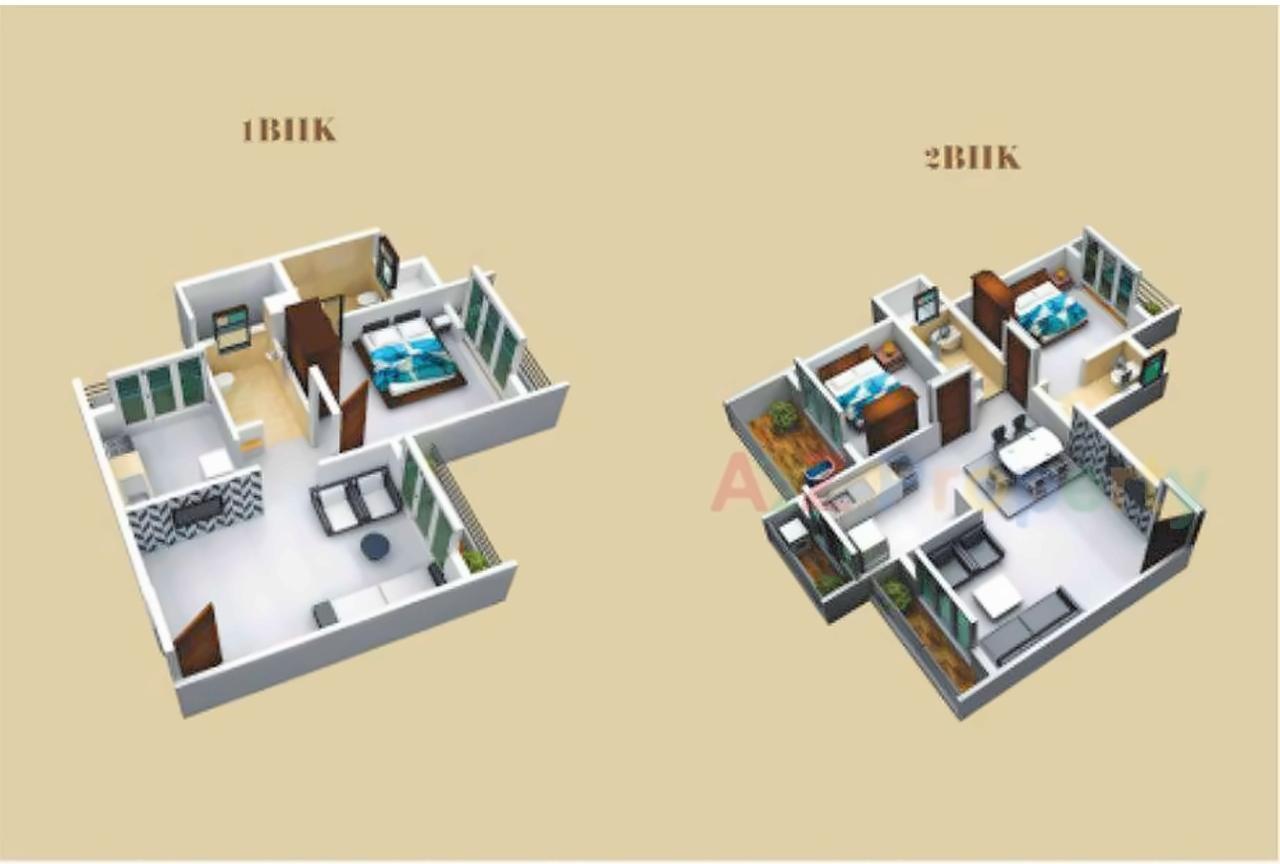 Layout of real estate project Levante located at Panvel, Raigarh, Maharashtra