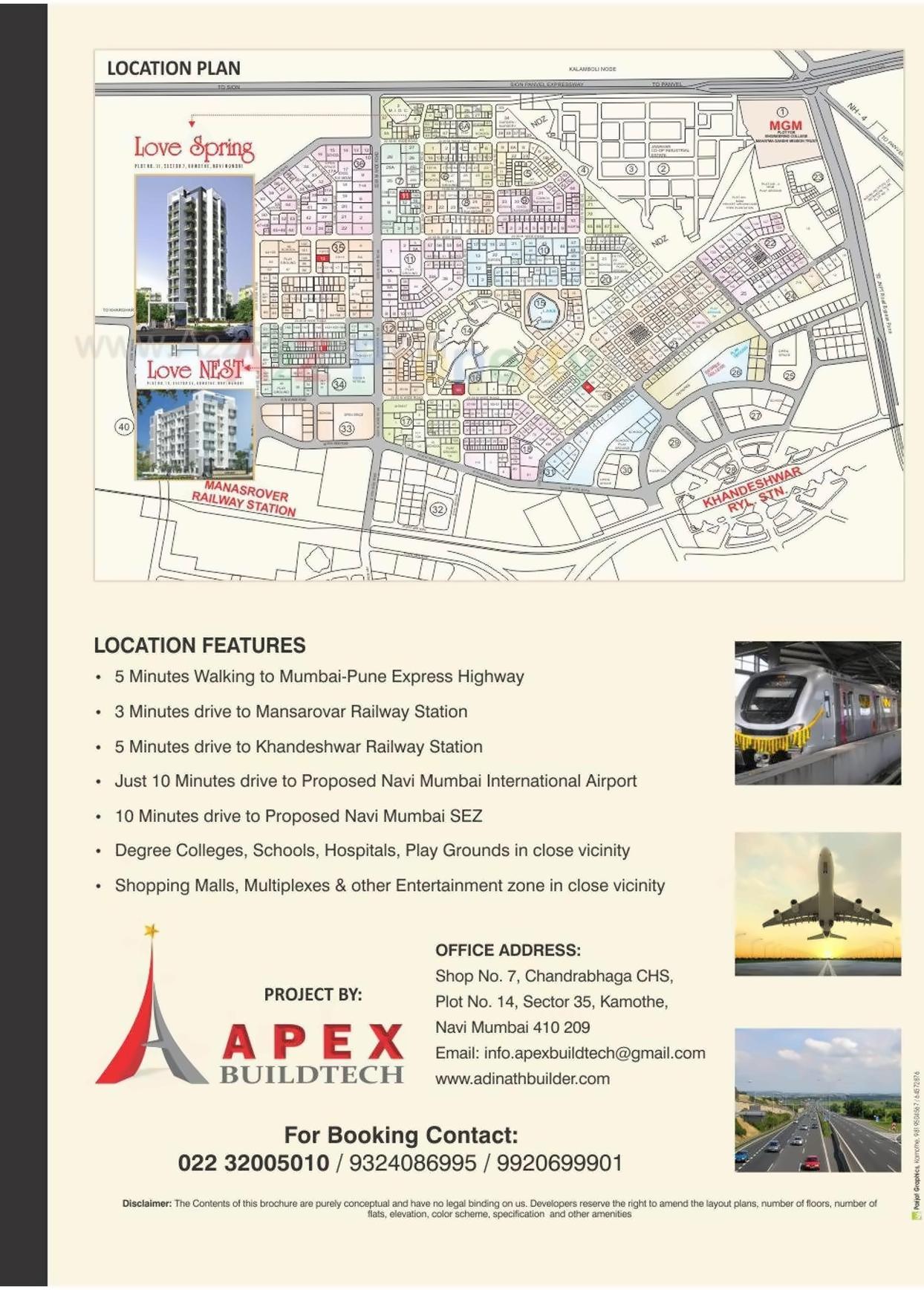  of real estate project Love Spring located at Kamothe-, Raigarh, Maharashtra