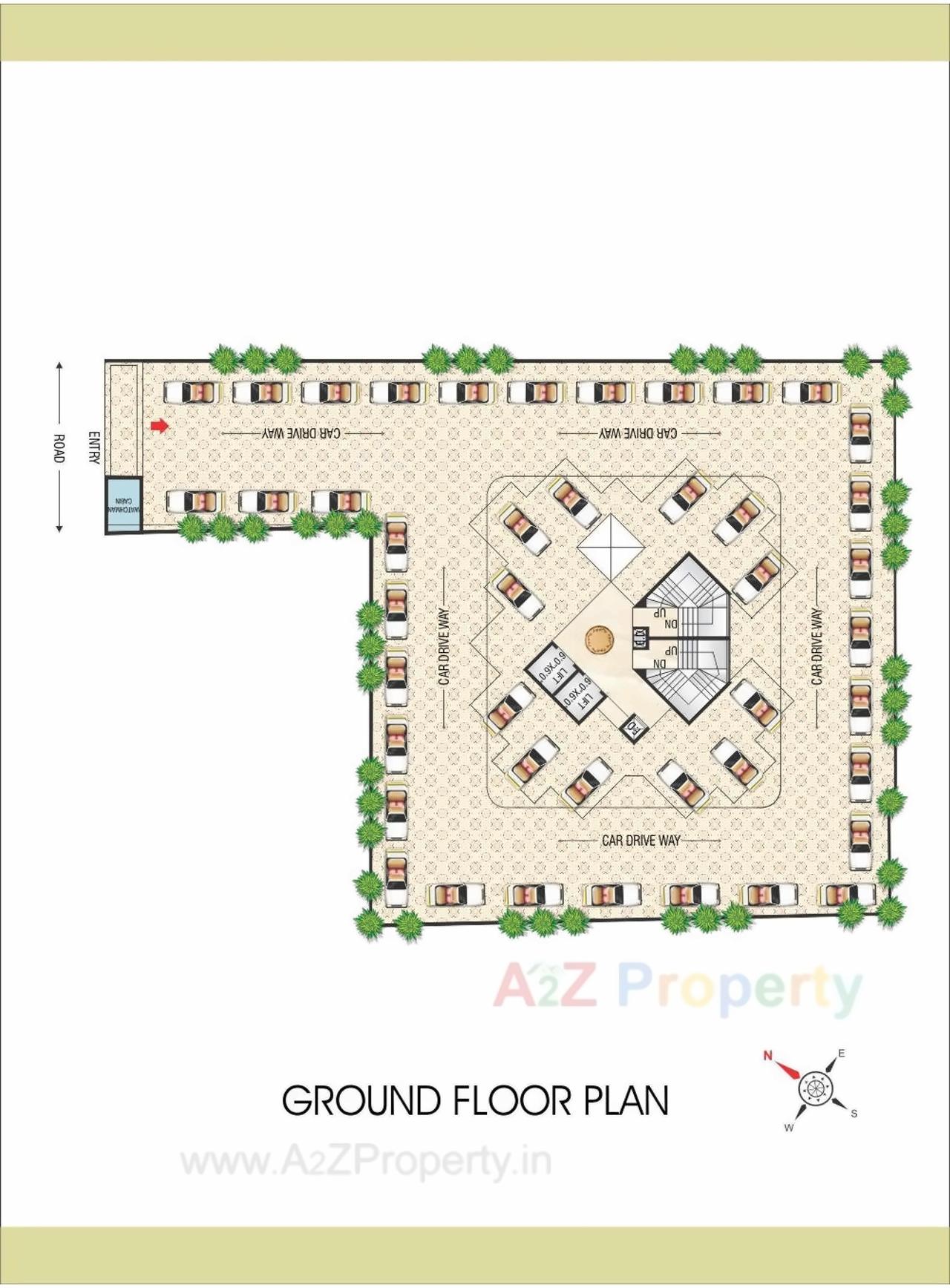 Layout of real estate project Love Spring located at Kamothe-, Raigarh, Maharashtra