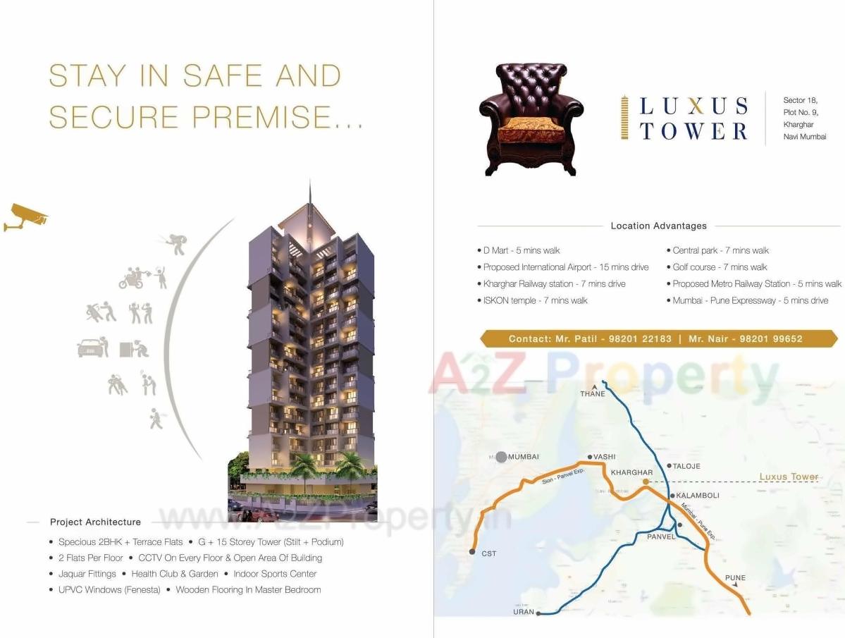  of real estate project Luxus Tower located at Kharghar, Raigarh, Maharashtra