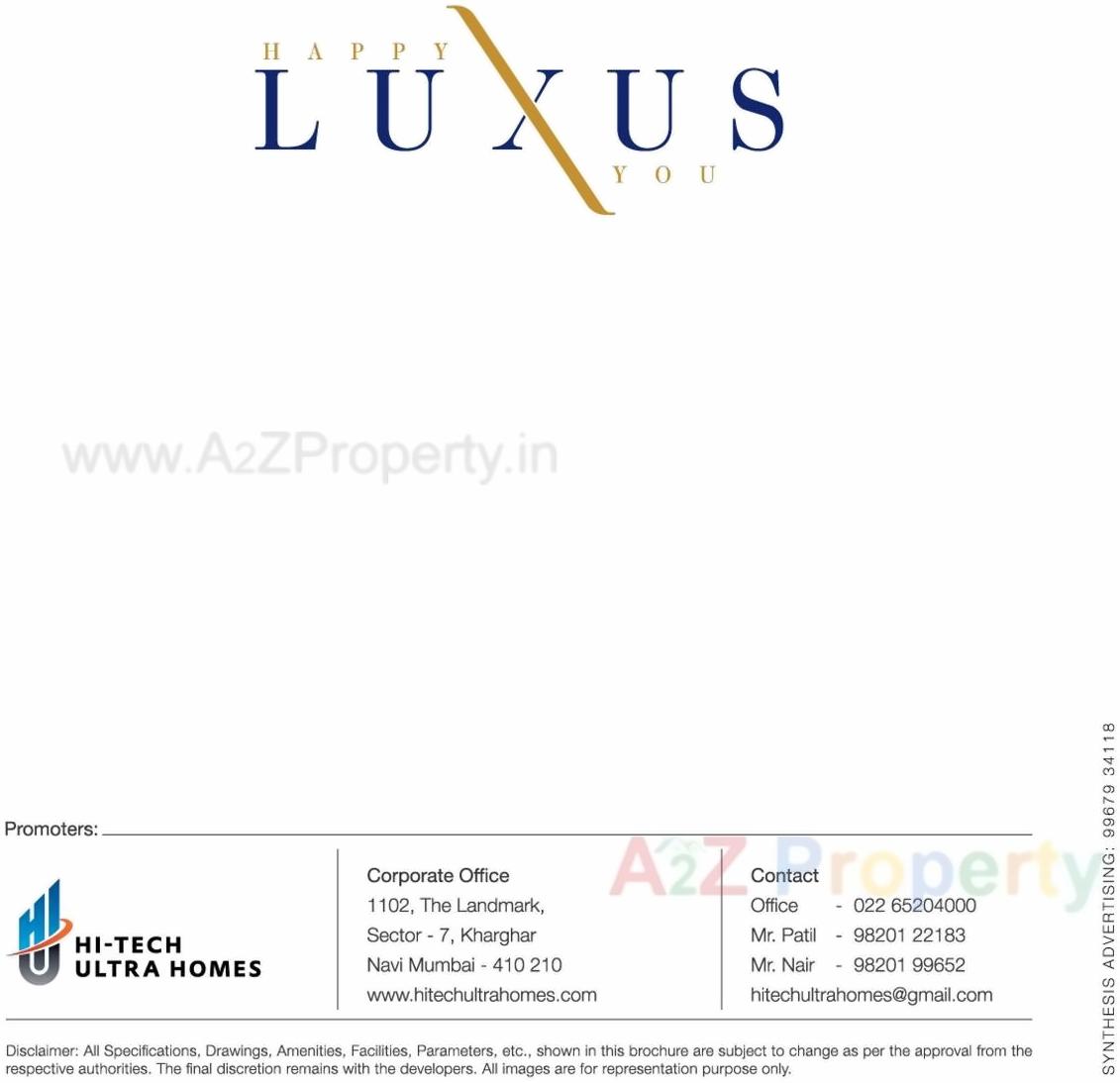 of real estate project Luxus Tower located at Kharghar, Raigarh, Maharashtra