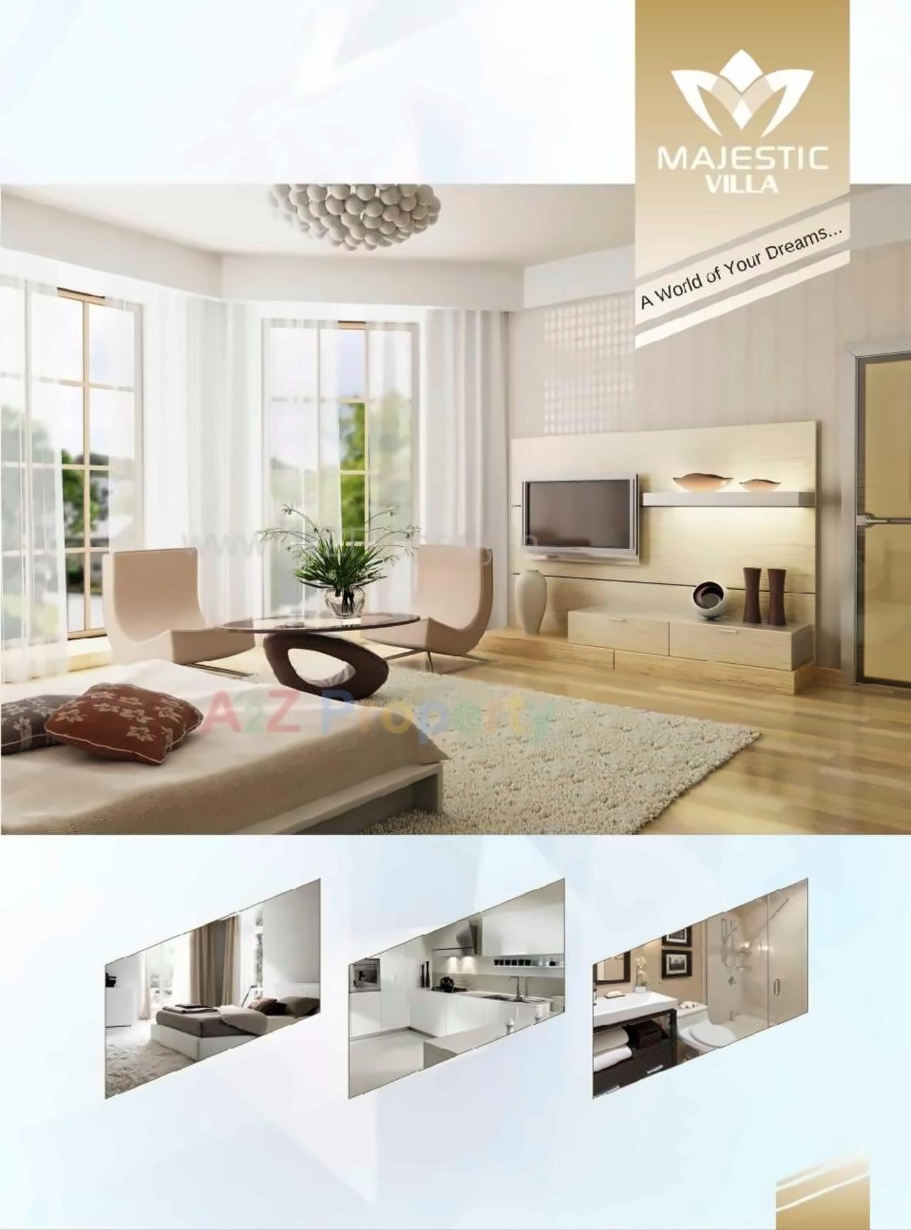 3D Elevation of real estate project Majestic Villa located at Bokadvira, Raigarh, Maharashtra