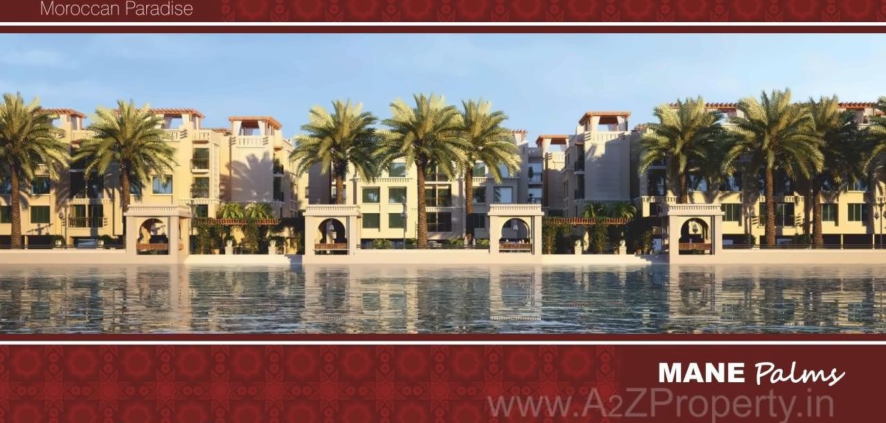 3D Elevation of real estate project Mane Palms located at Gudhavan, Raigarh, Maharashtra