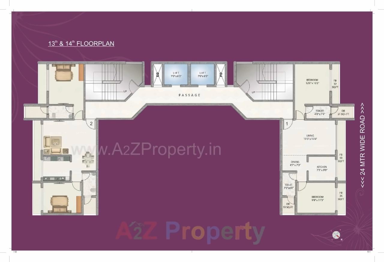 Layout of real estate project Mega Ista located at Ulawe, Raigarh, Maharashtra