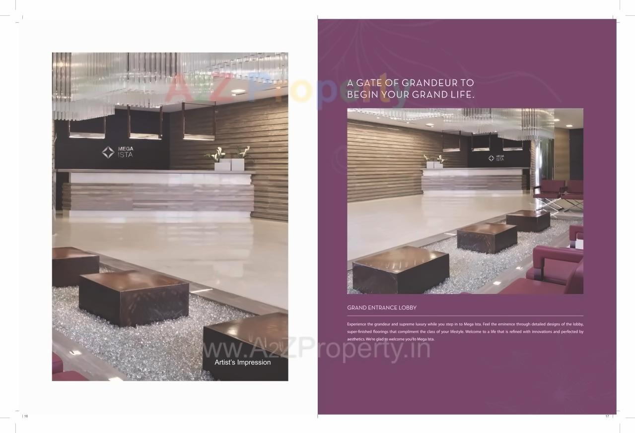 3D Elevation of real estate project Mega Ista located at Ulawe, Raigarh, Maharashtra