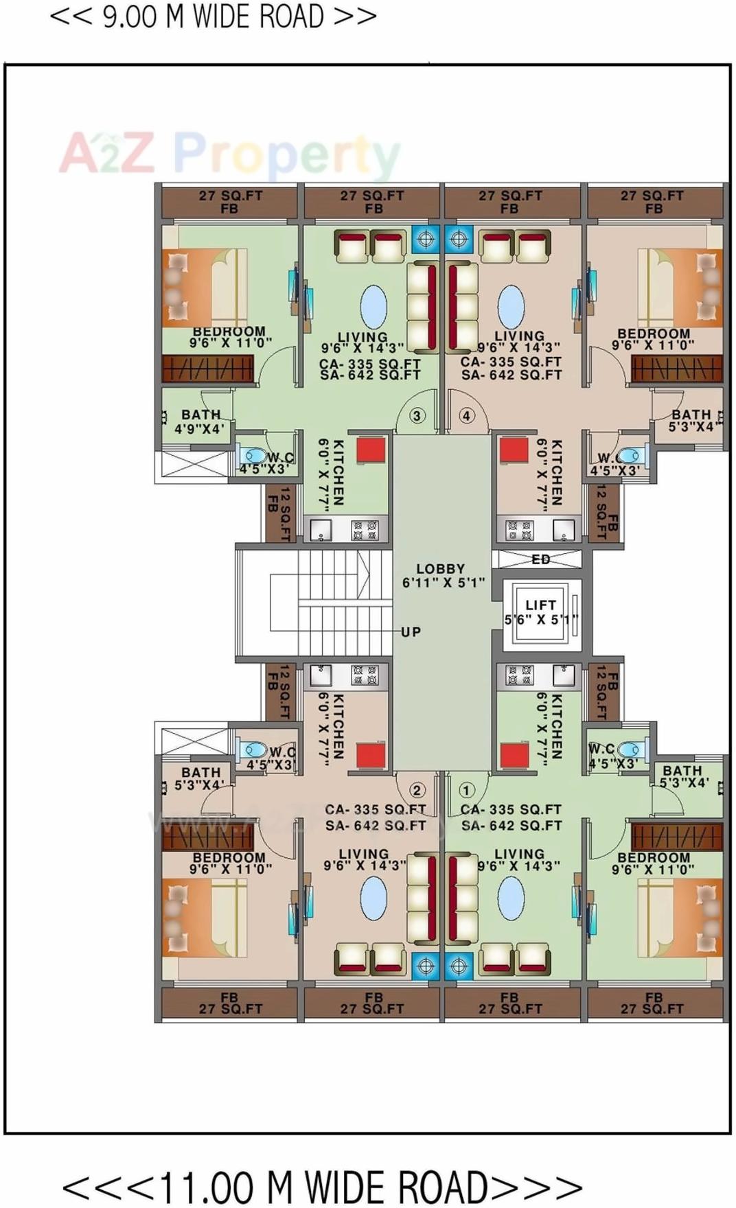 Layout of real estate project Mega Nexus located at Ulawe, Raigarh, Maharashtra