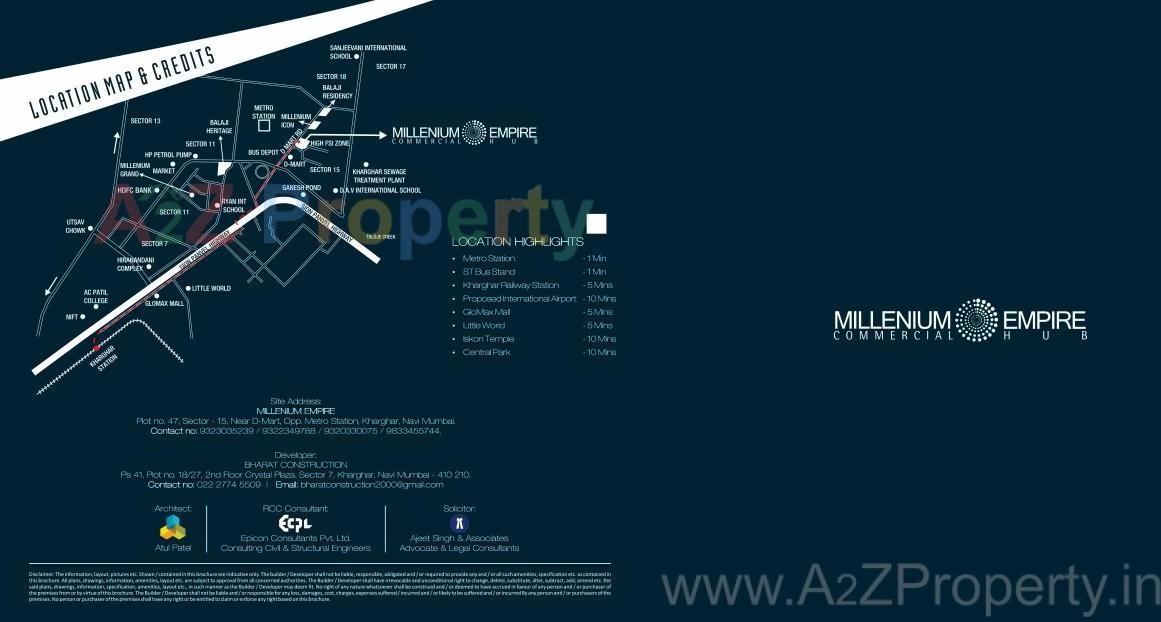  of real estate project Millenium Empire located at Kharghar, Raigarh, Maharashtra