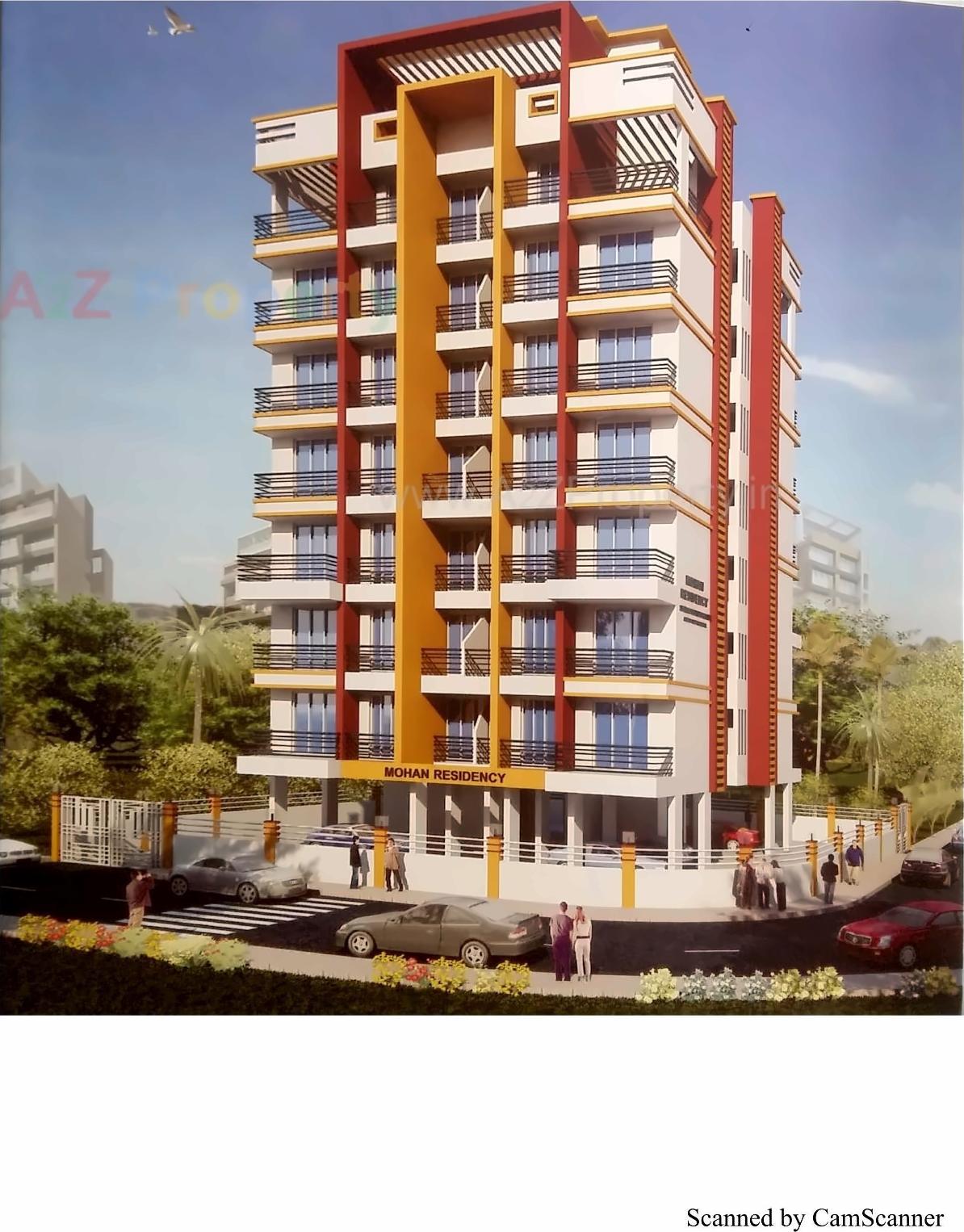 3D Elevation of real estate project Mohan Residency located at Ulawe, Raigarh, Maharashtra