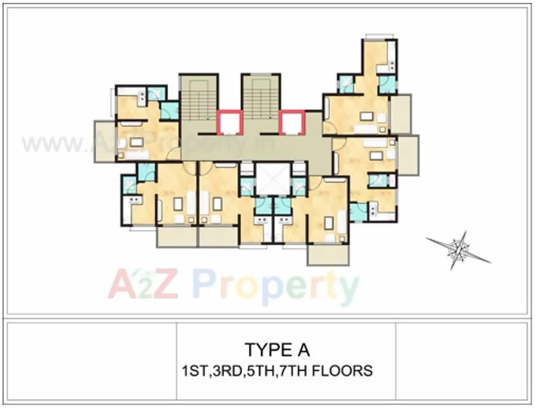 Layout of real estate project Moraj Maa Smriti located at Khopoli, Raigarh, Maharashtra